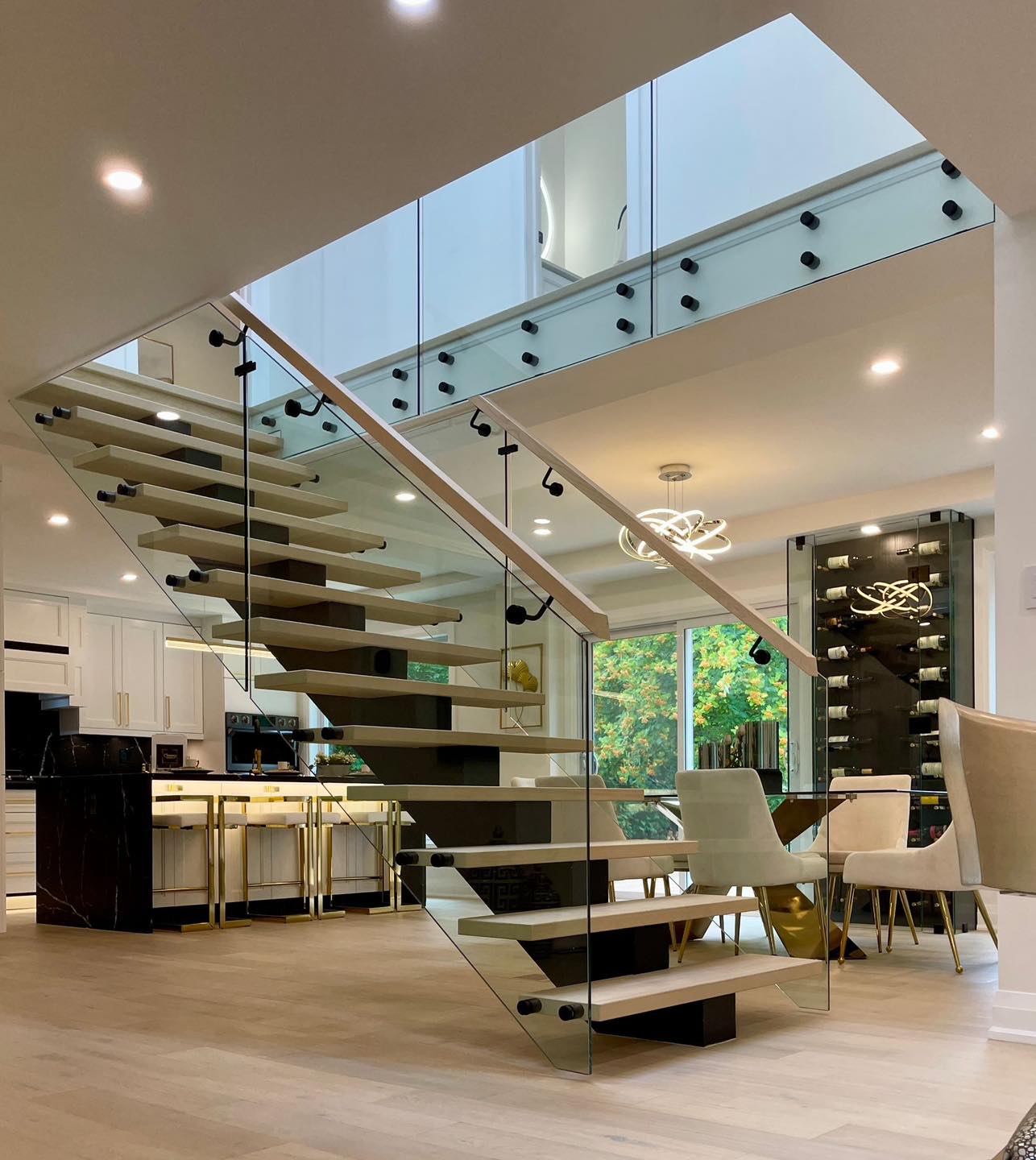 glass railings